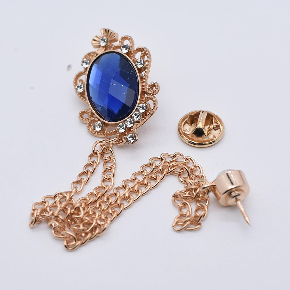 Broche Coreano de Cadena con Borlas
