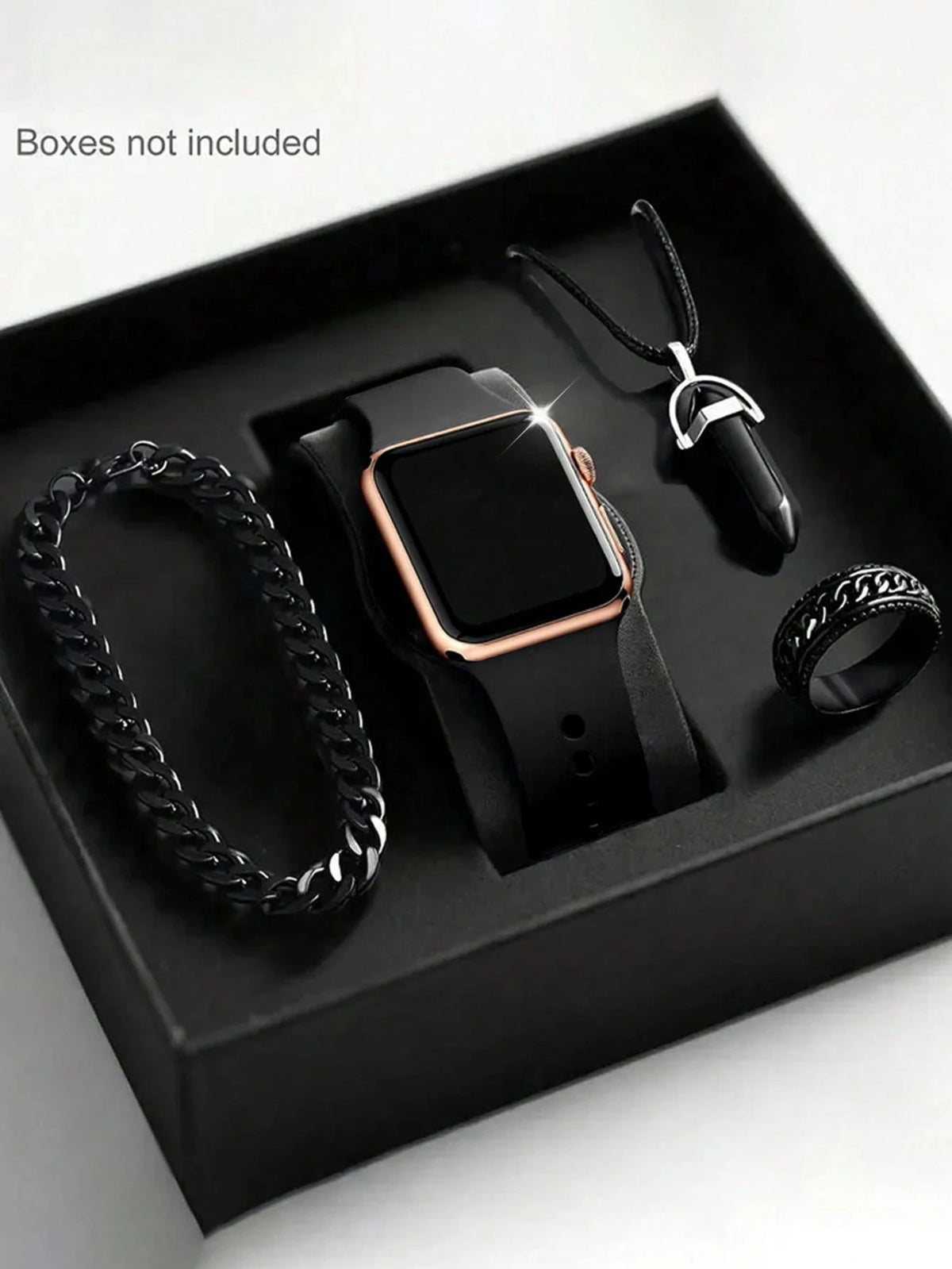 Reloj LED Cuadrado con Conjunto de Joyería
