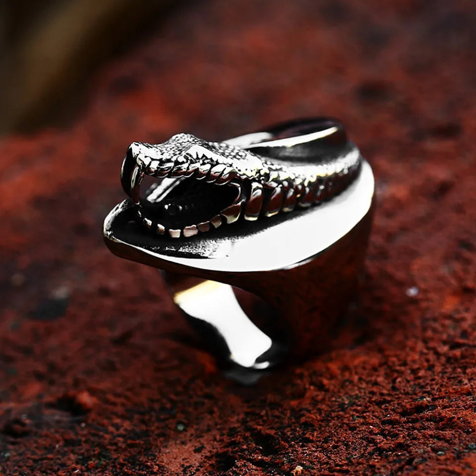 Anillo Sello Punk de Acero 316L