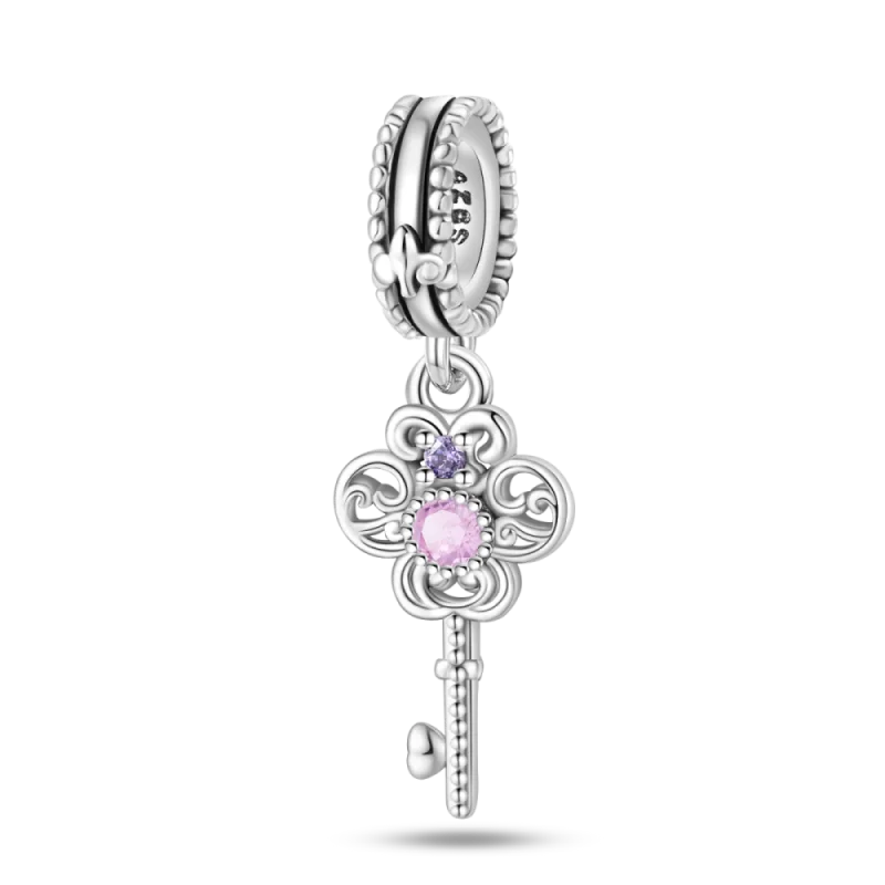 Charm de Plata 925 con Flor Guardiana