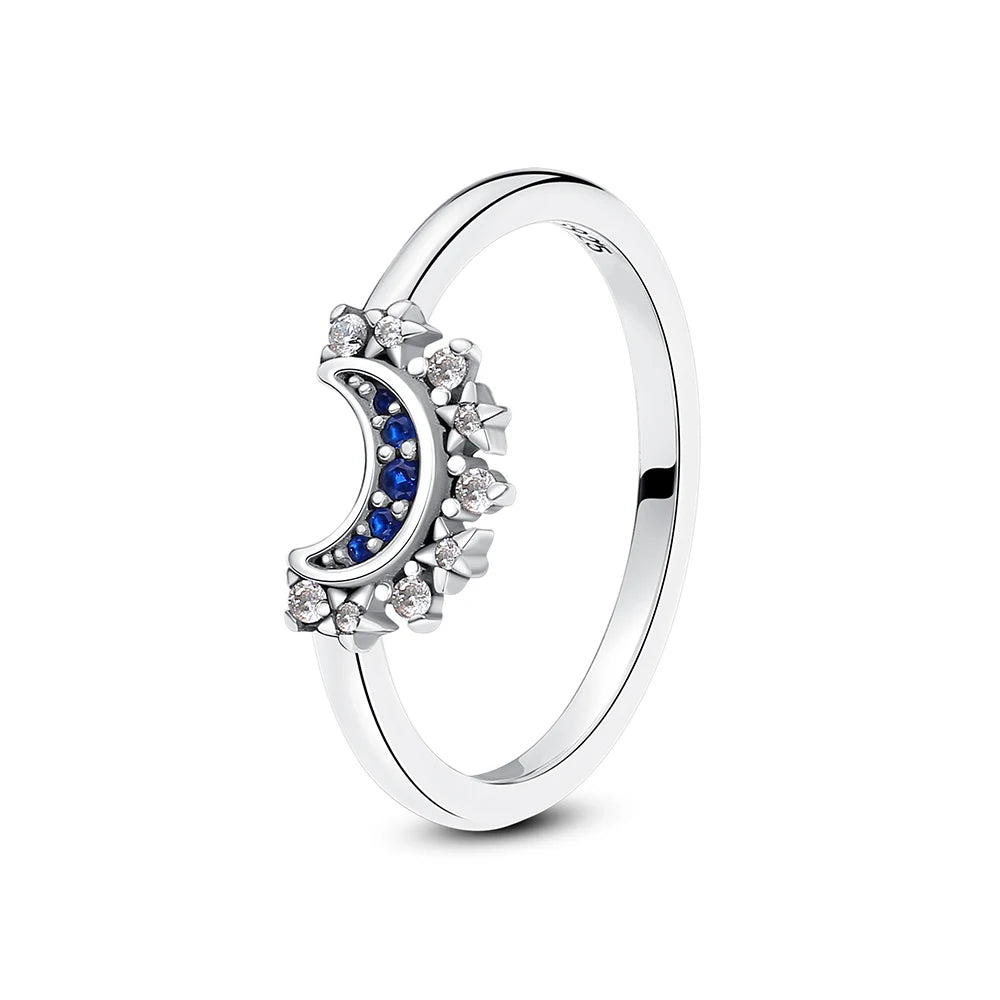 Anillo de Plata 925 con Corazón y Corona