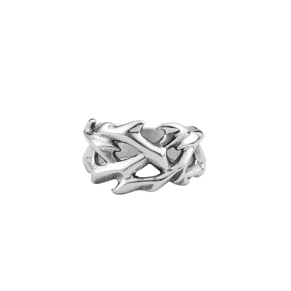 Anillo Sello Punk de Acero 316L