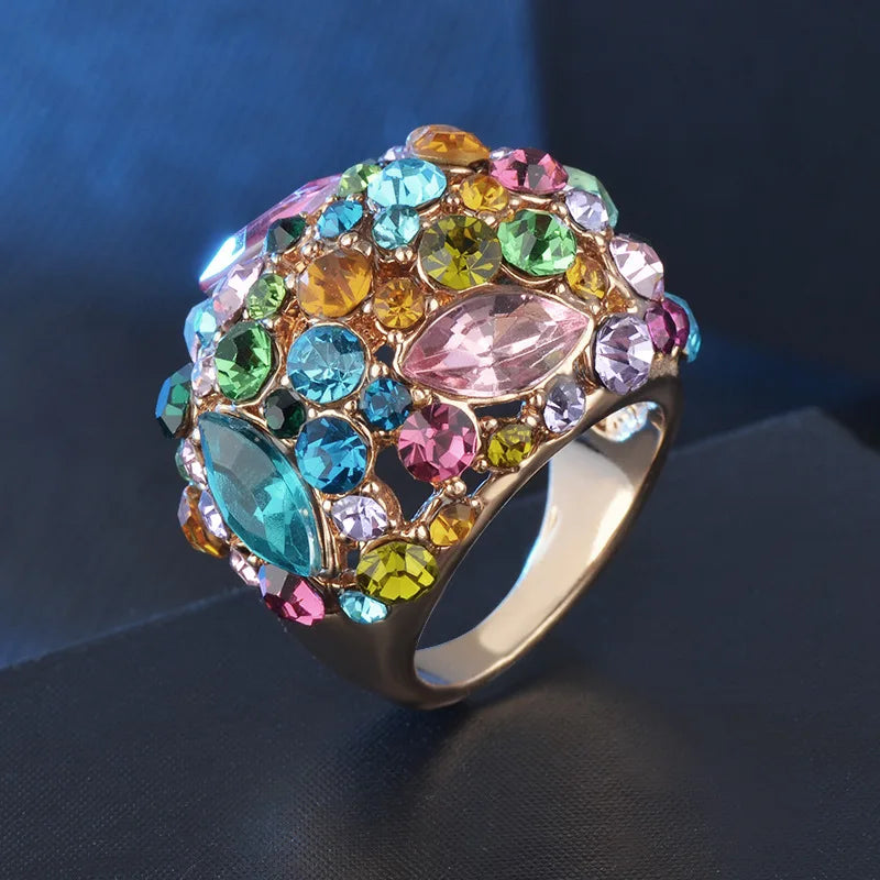 Anillo Brutalista Geométrico
