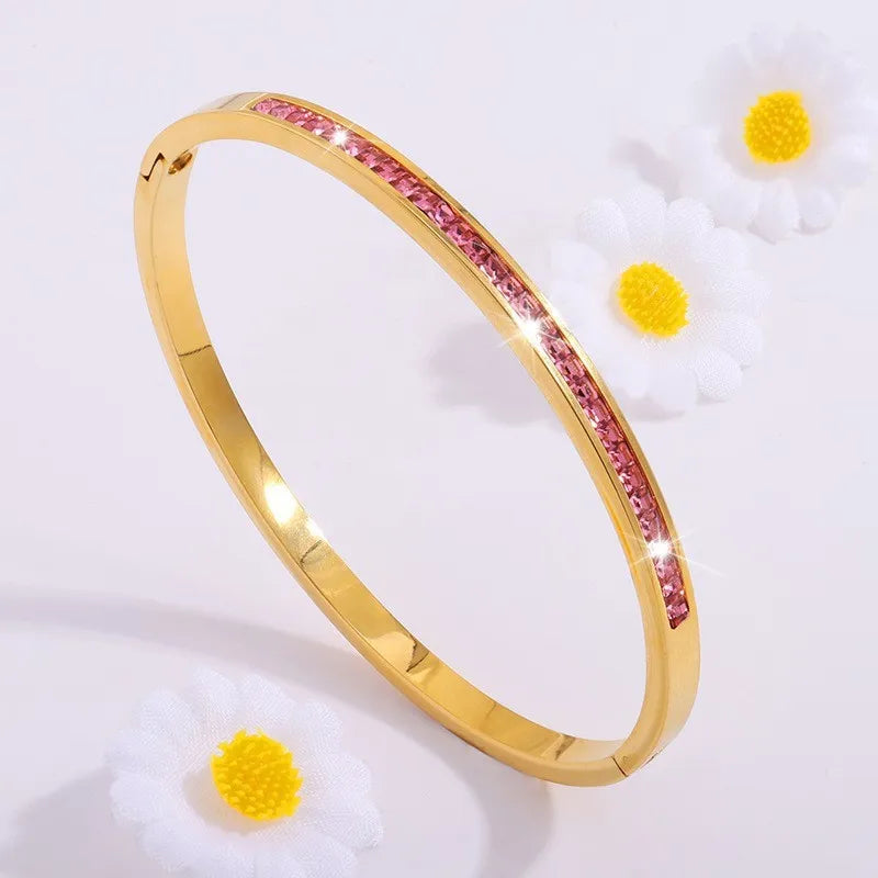 Set de Pulseras Apilables con Circonitas