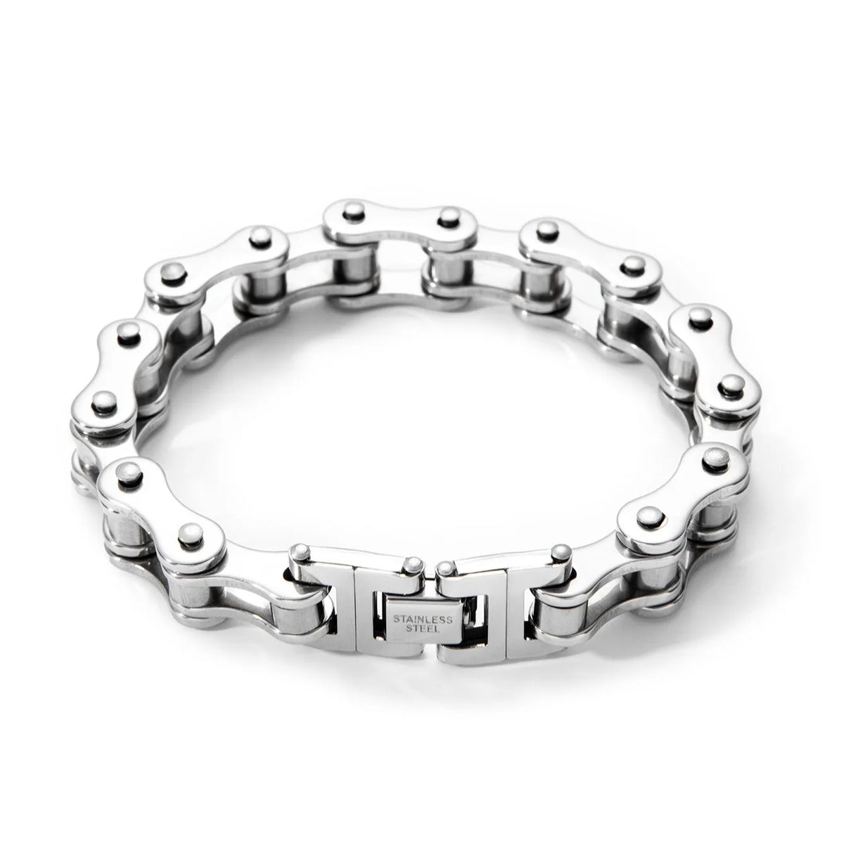 Pulsera Punk Motera de Acero