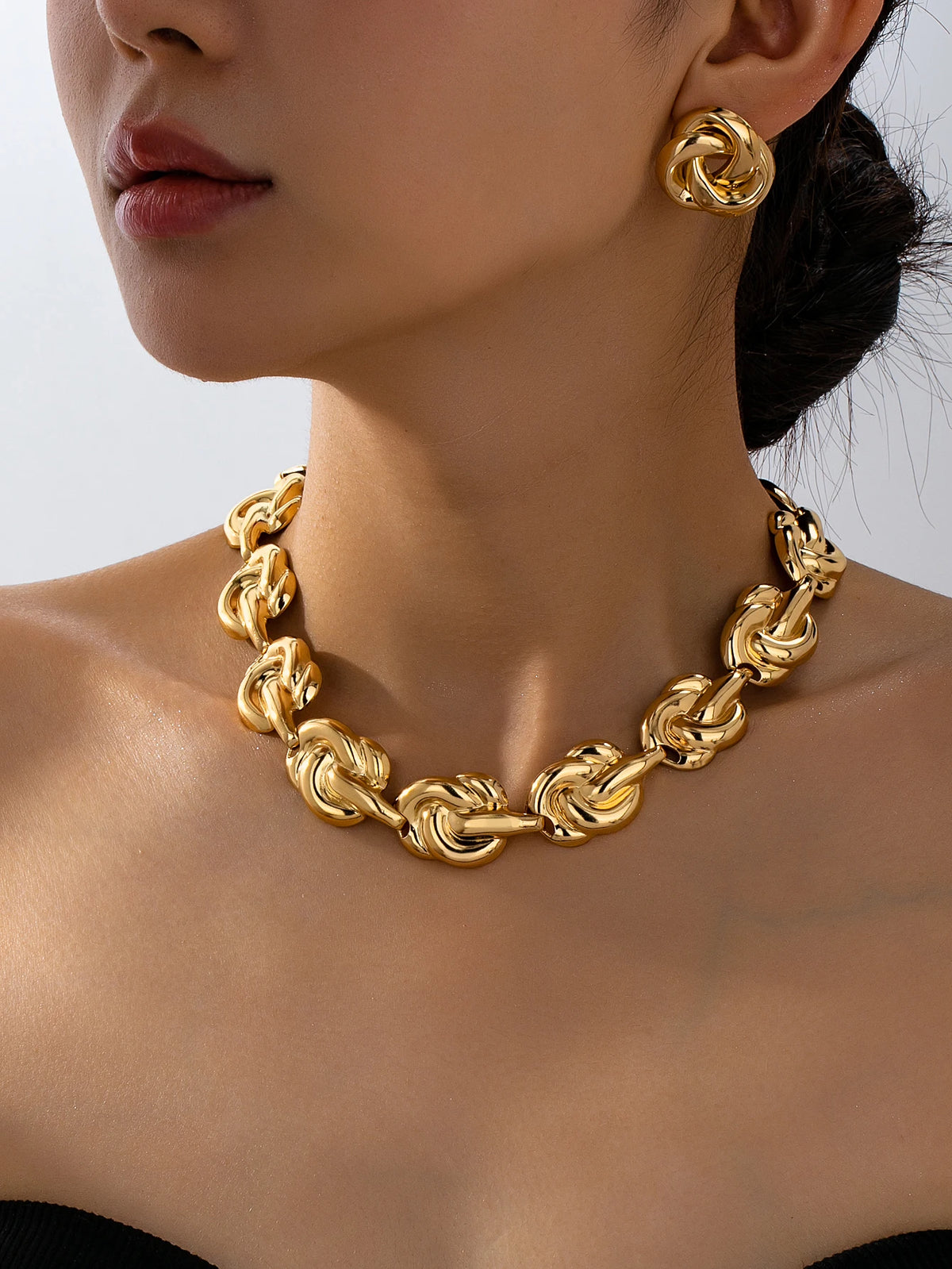 Conjunto de Joyería Brutalista
