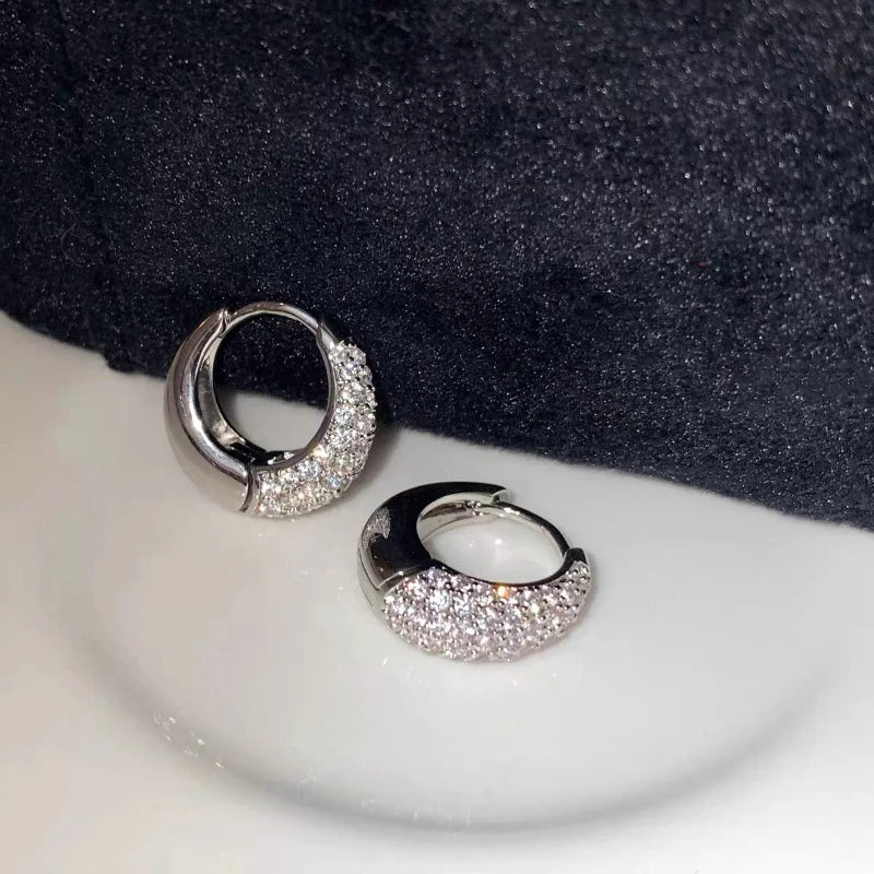 Pendientes de Plata 925 con Circonitas