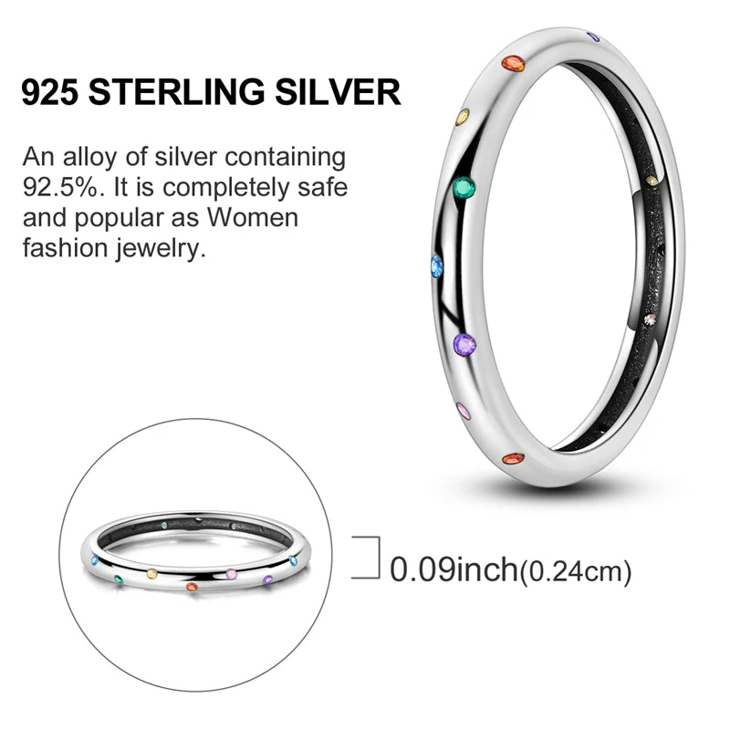 Anillo de Plata 925 con Circonitas