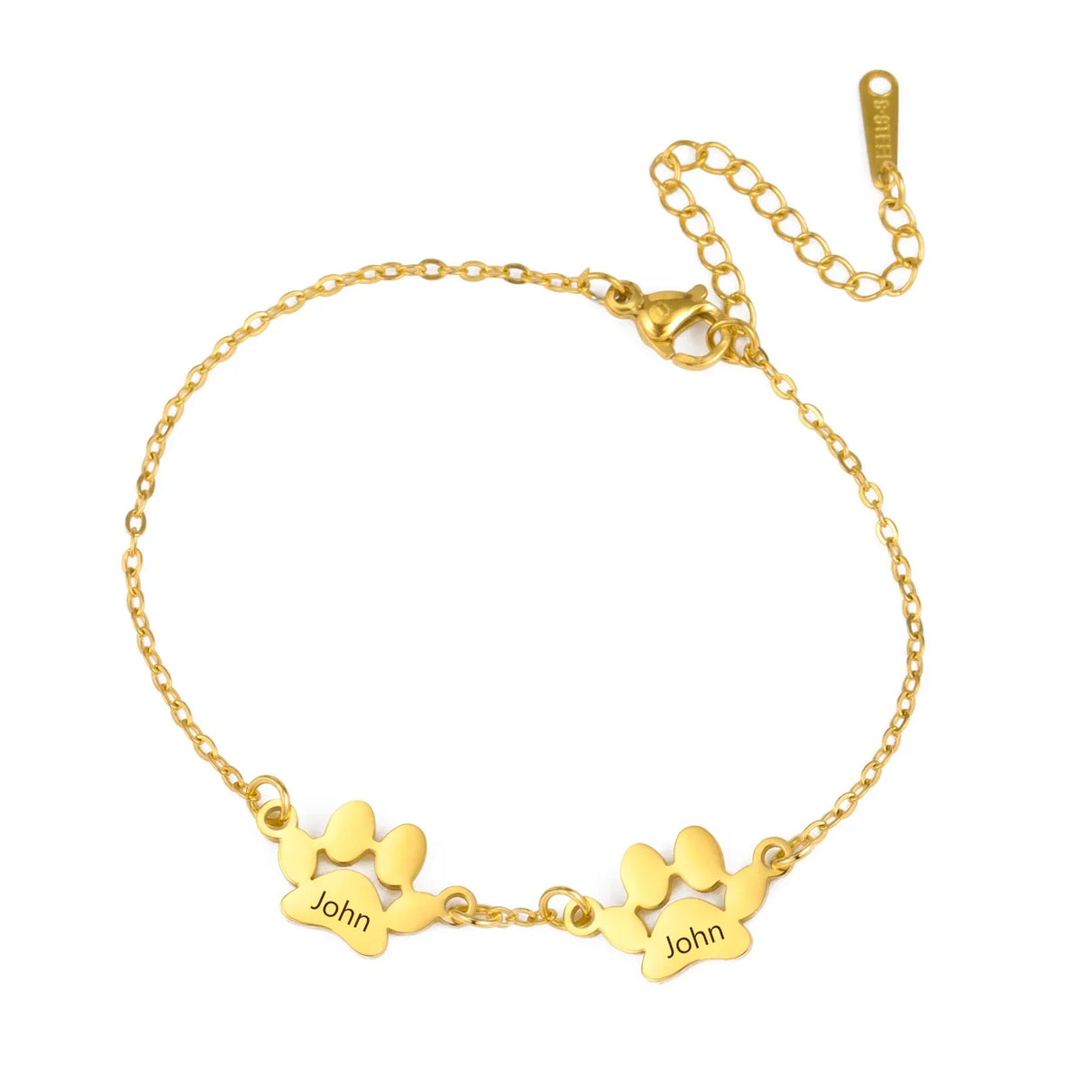 Pulsera Personalizada con Huella y Nombre