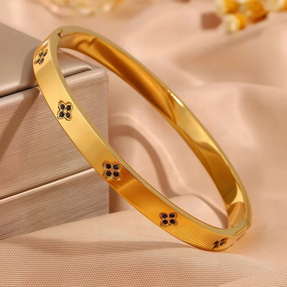 Set de Pulseras Apilables con Circonitas