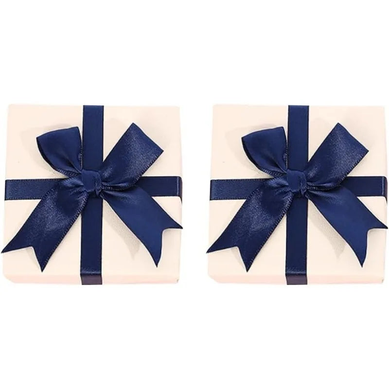 2pcs Compact Gift Box with Dimensions, Designed in A Square Shape for Events, Suitable for Displaying Jewelry