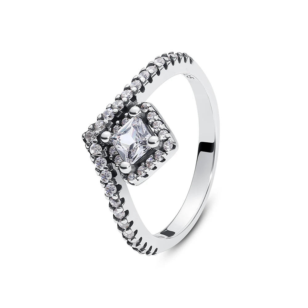 Anillo de Plata 925 con Corazón y Corona