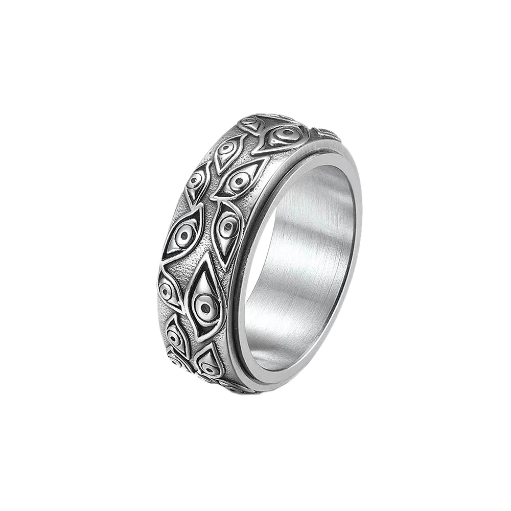 Anillo Sello Punk de Acero 316L