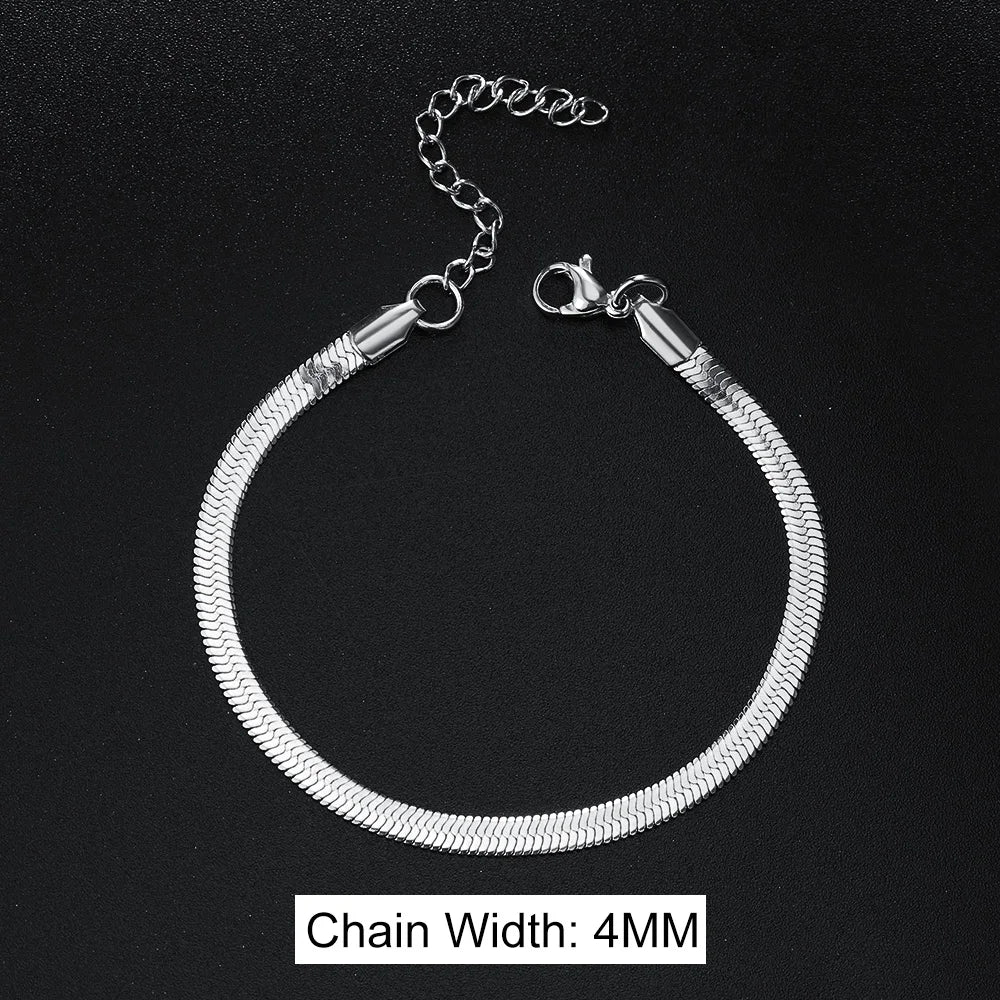 Pulsera Serpiente de Acero con Hoja