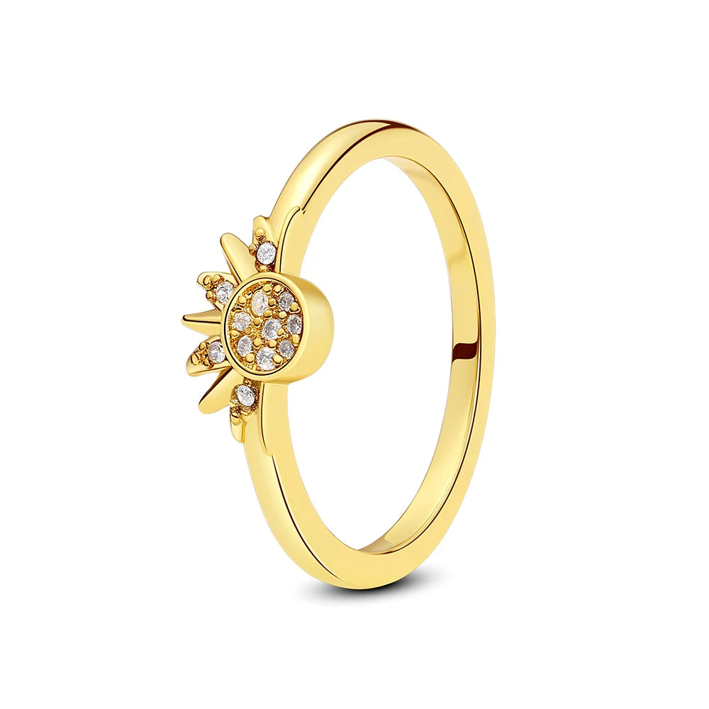 Anillo de Plata 925 con Corazón y Corona