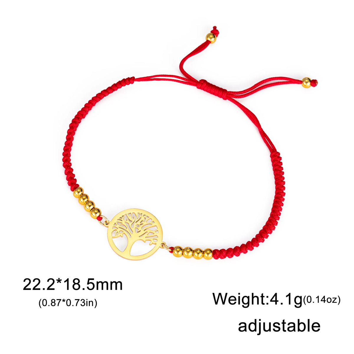 Pulsera de Acero con Árbol de la Vida