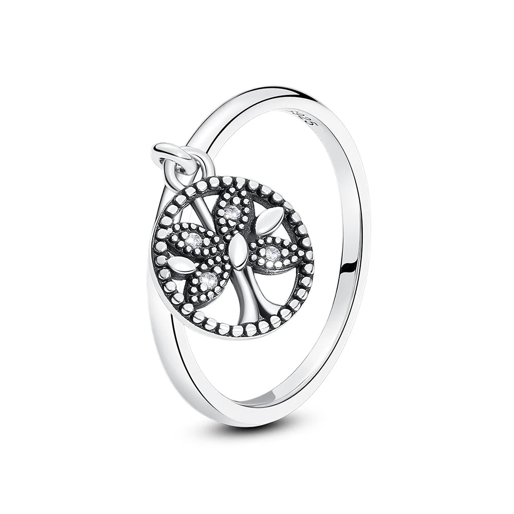 Anillo de Plata 925 con Corazón y Corona