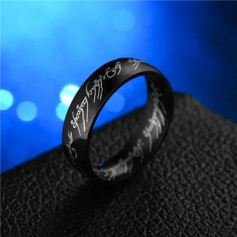 Anillo Clásico de Acero Inoxidable