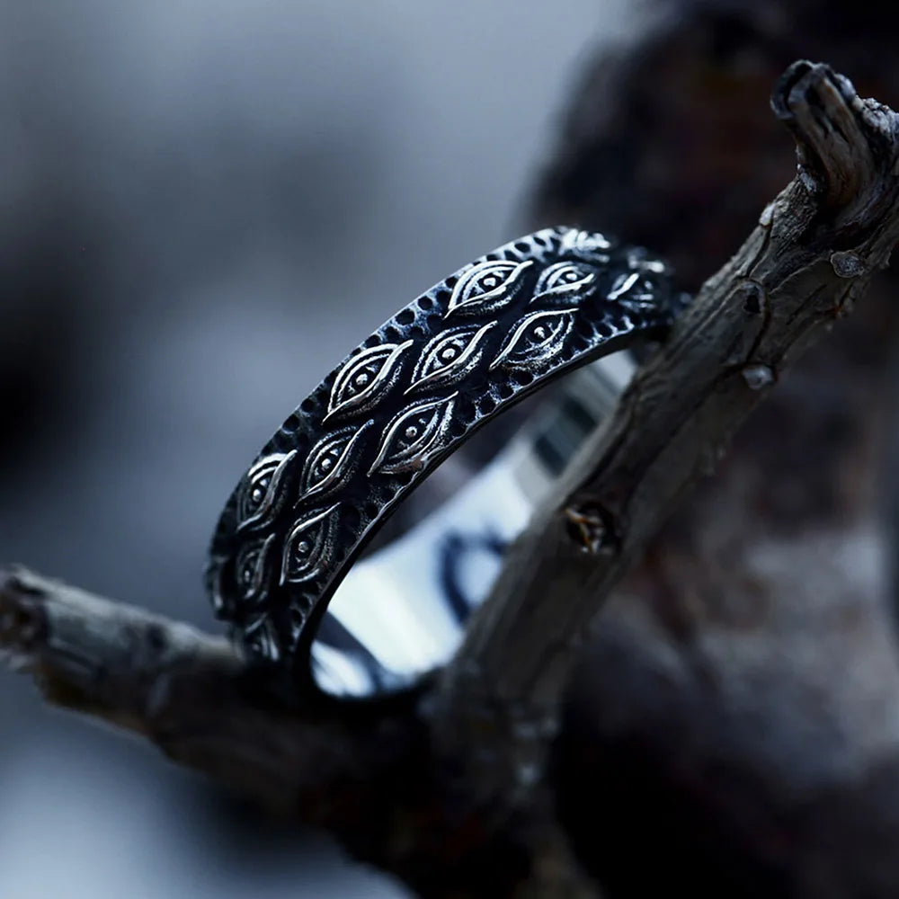 Anillo Sello Punk de Acero 316L