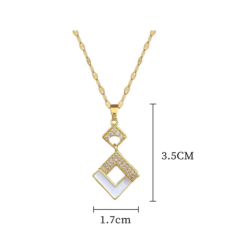 Conjunto de Acero con Cristal Austríaco