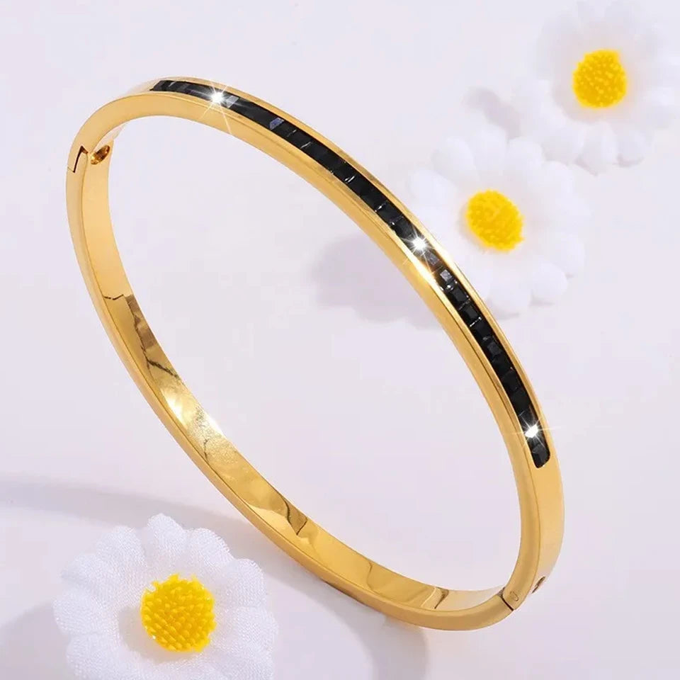 Set de Pulseras Apilables con Circonitas