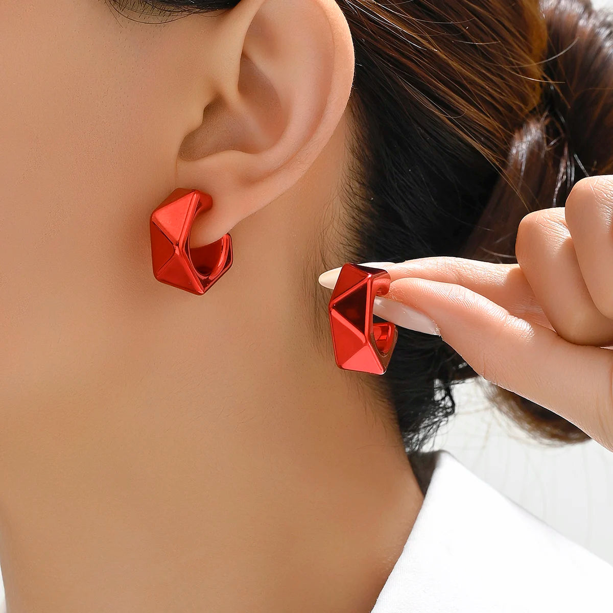Pendientes Geométricos Brutalistas