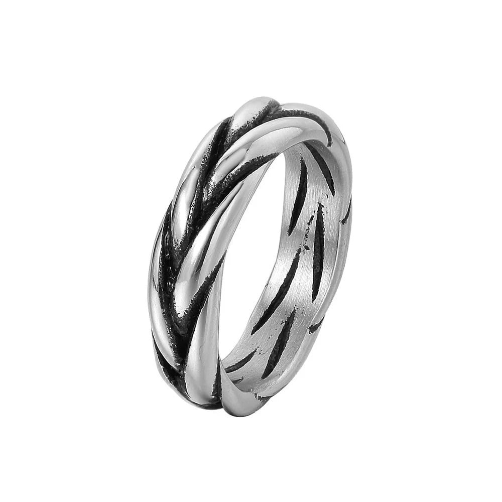 Anillo Sello Punk de Acero 316L