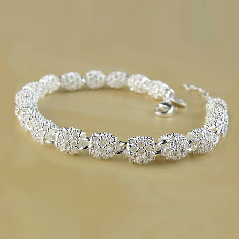 Pulsera Geométrica de Plata 925 con Circonitas
