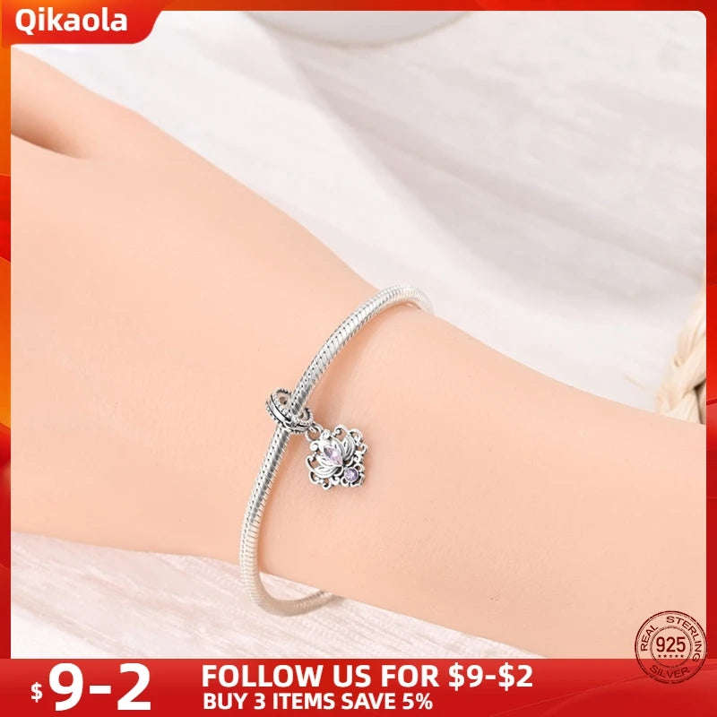 Charm de Plata 925 con Flor Guardiana
