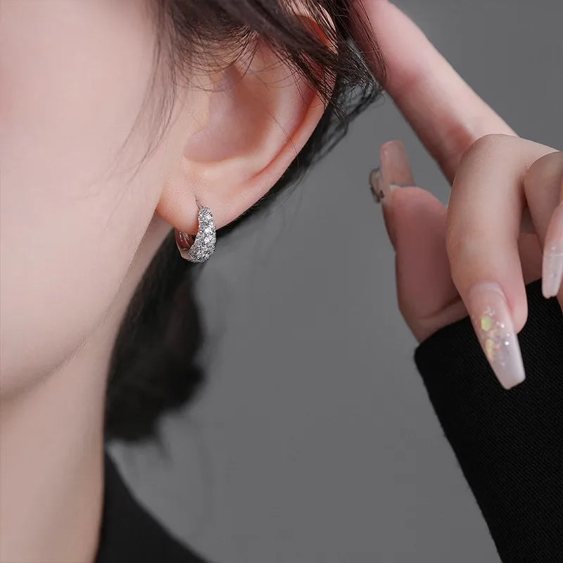 Pendientes de Plata 925 con Circonitas