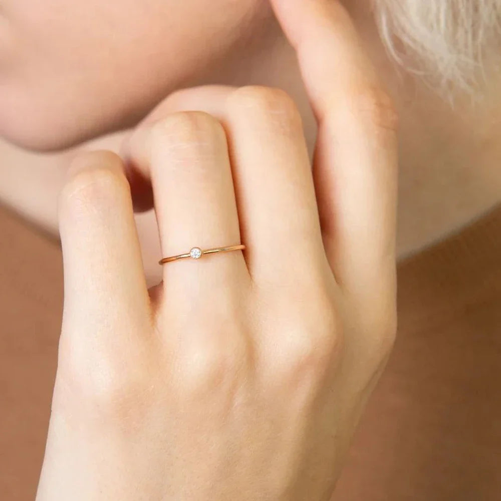 Anillo Personalizado con Piedra de Nacimiento