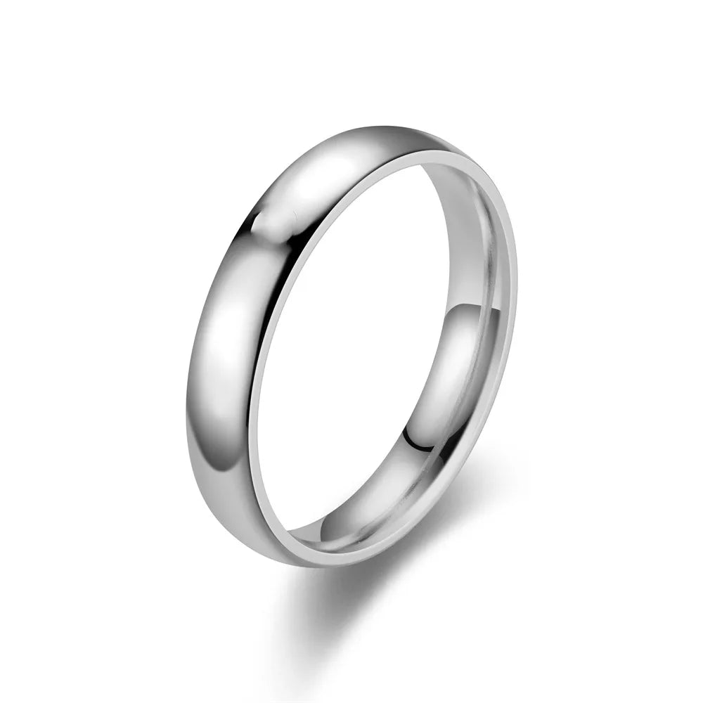 Anillo Negro Mate de Acero