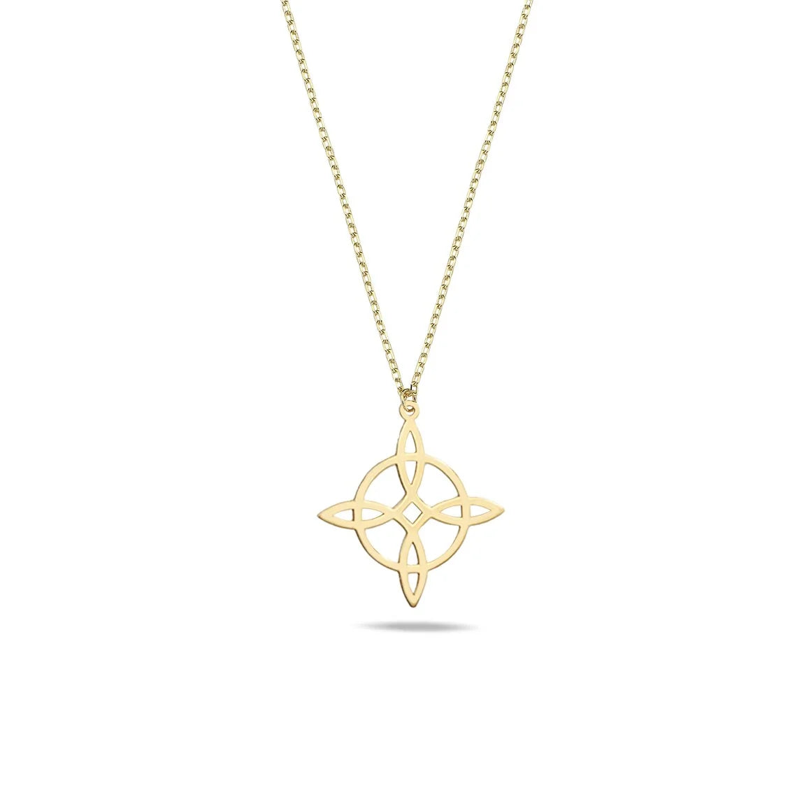 Collar de Acero con Nudo de Bruja