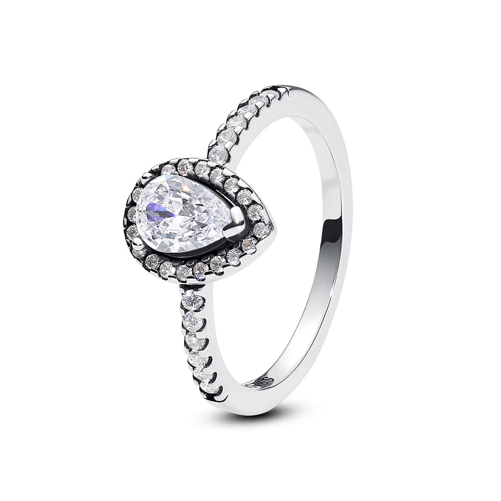 Anillo de Plata 925 con Corazón y Corona