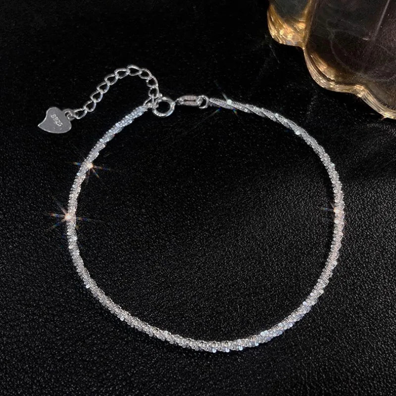 Pulsera Ajustable de Acero con Circonitas