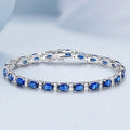 Pulsera de Plata 925 con Zafiro