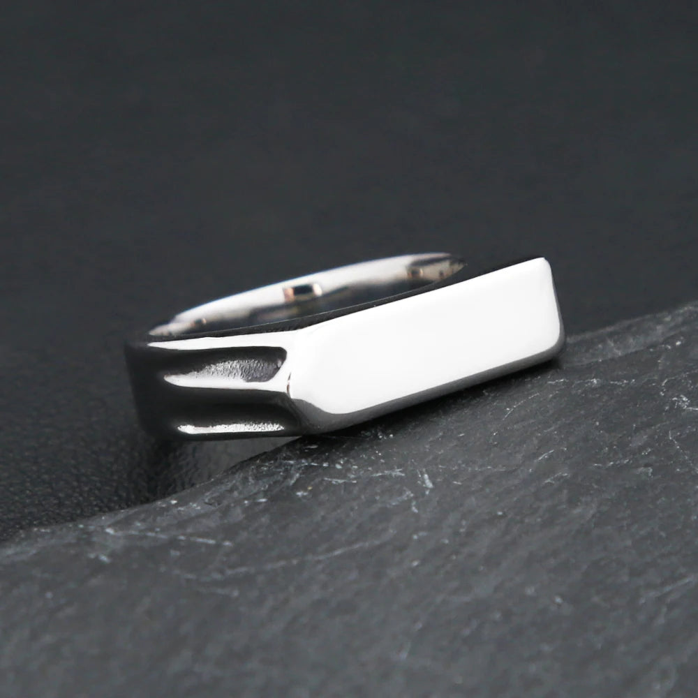 Anillo Sello Punk de Acero 316L