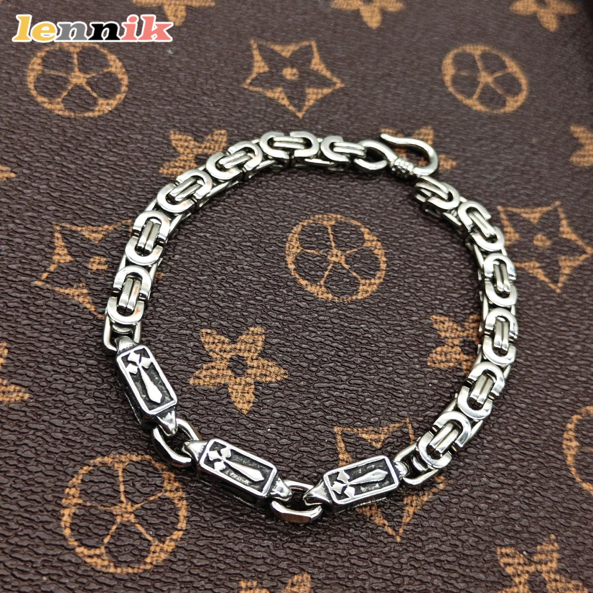 Pulsera Retro Minimalista de Acero