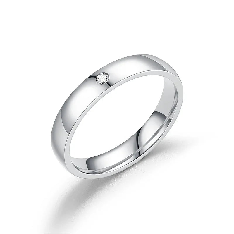 Anillo de Acero Estilo Anime de 4 mm