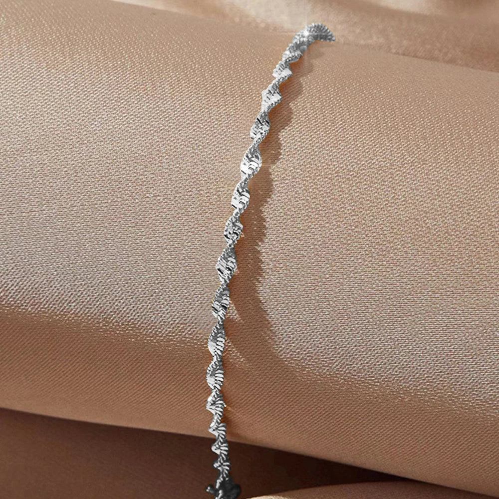 Pulsera Bohemia de Cadena de Acero