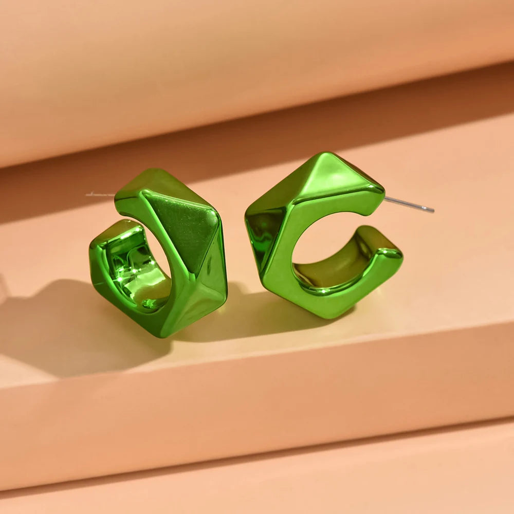 Pendientes Geométricos Brutalistas