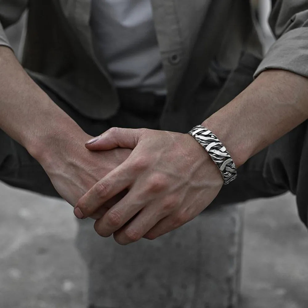 Brazalete Abierto Irregular Estilo Coreano