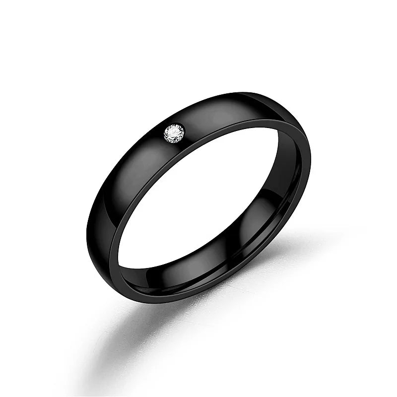 Anillo de Acero Estilo Anime de 4 mm