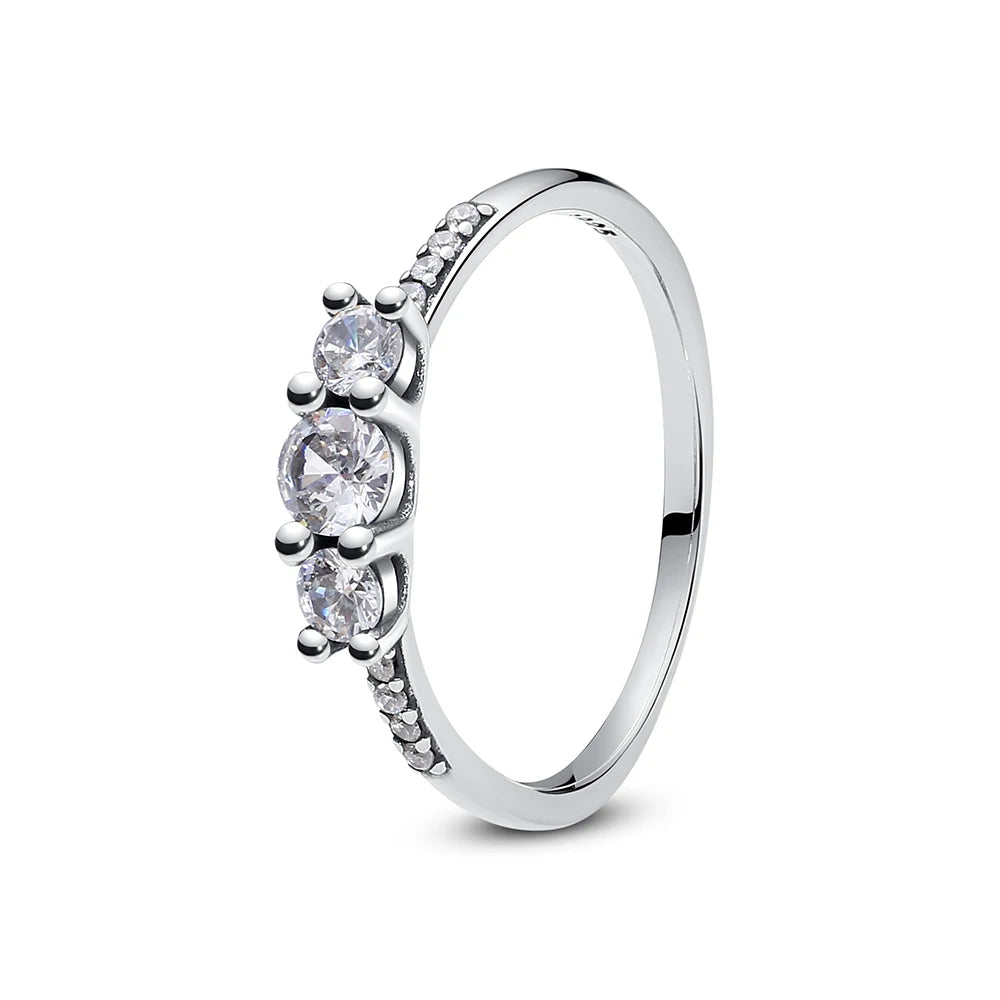 Anillo de Plata 925 con Corazón y Corona