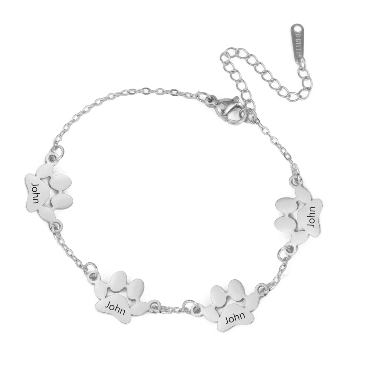 Pulsera Personalizada con Huella y Nombre