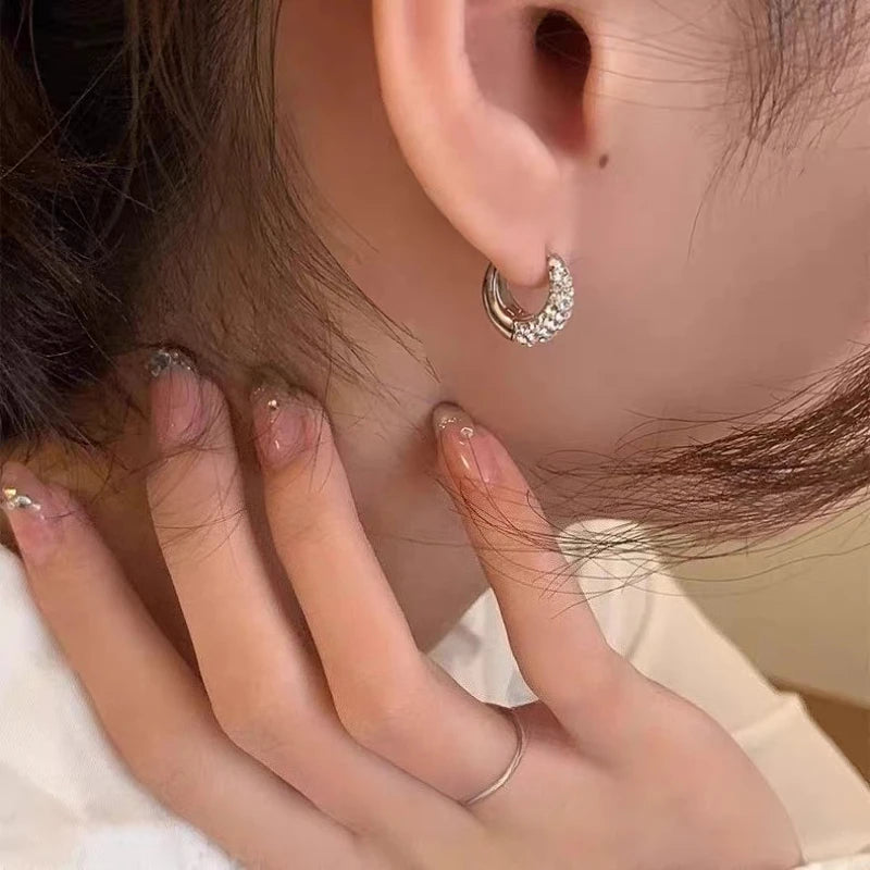 Pendientes de Plata 925 con Circonitas