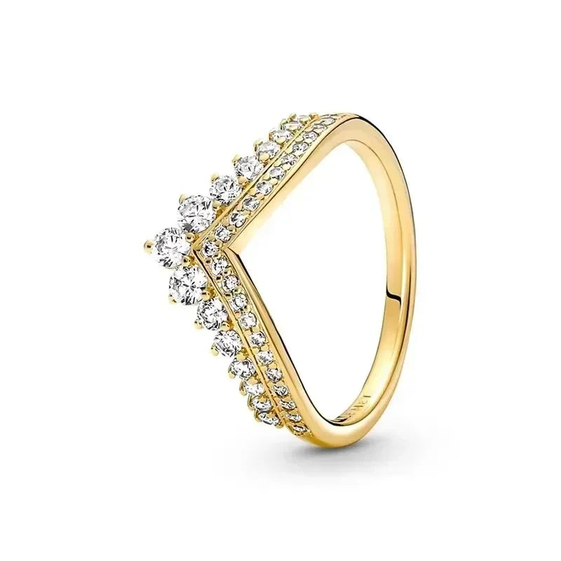 Anillo de Plata 925 con Corona de Corazón