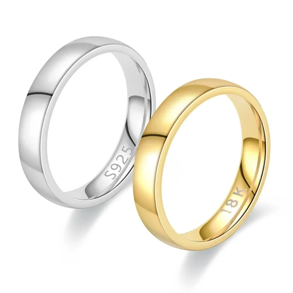Anillos de Pareja Dorado y Plateado