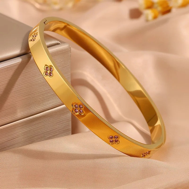Set de Pulseras Apilables con Circonitas