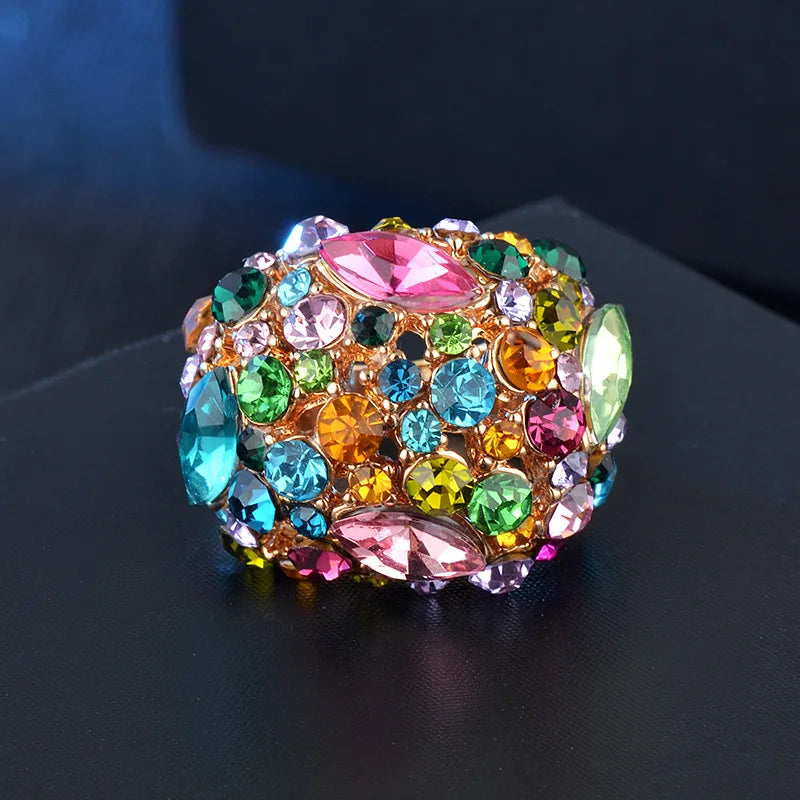Anillo Brutalista Geométrico